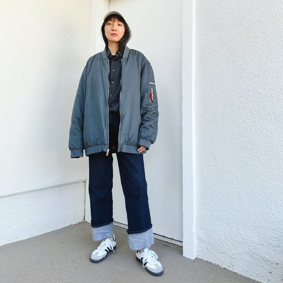 Men's 2022 Superbowl Gray Bomber Jacket - Picture 6 of 7